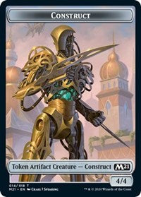 Construct // Zombie Double-Sided Token [Core Set 2021 Tokens] | L.A. Mood Comics and Games