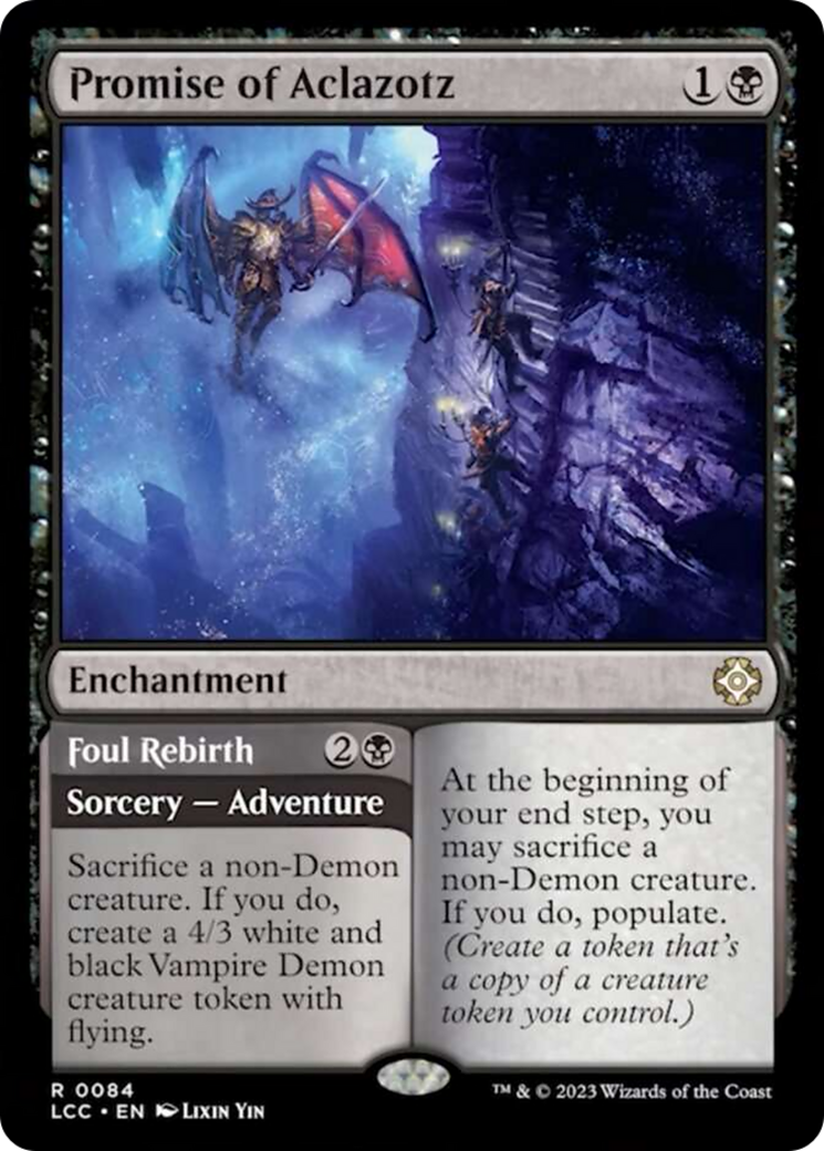 Promise of Aclazotz // Foul Rebirth [The Lost Caverns of Ixalan Commander] | L.A. Mood Comics and Games