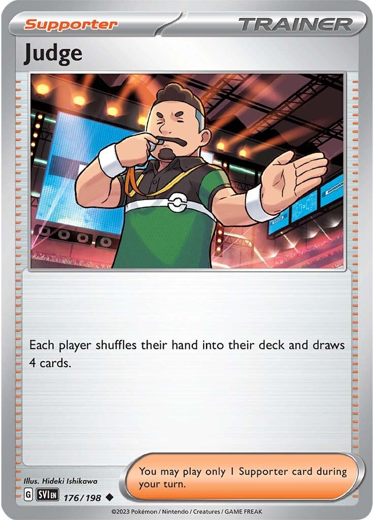 Judge (176/198) [Scarlet & Violet: Base Set] | L.A. Mood Comics and Games