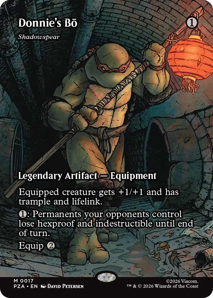 Donnie's Bo - Shadowspear (Borderless) [Teenage Mutant Ninja Turtles Eternal-Legal] | L.A. Mood Comics and Games