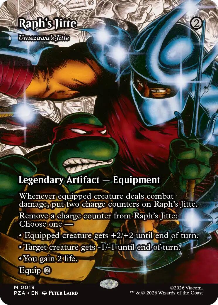 Raph's Jitte - Umezawa's Jitte (Borderless) [Teenage Mutant Ninja Turtles Eternal-Legal] | L.A. Mood Comics and Games