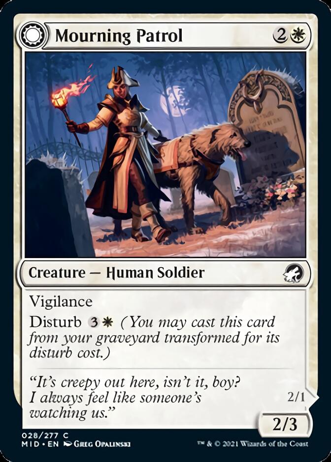 Mourning Patrol // Morning Apparition [Innistrad: Midnight Hunt] | L.A. Mood Comics and Games
