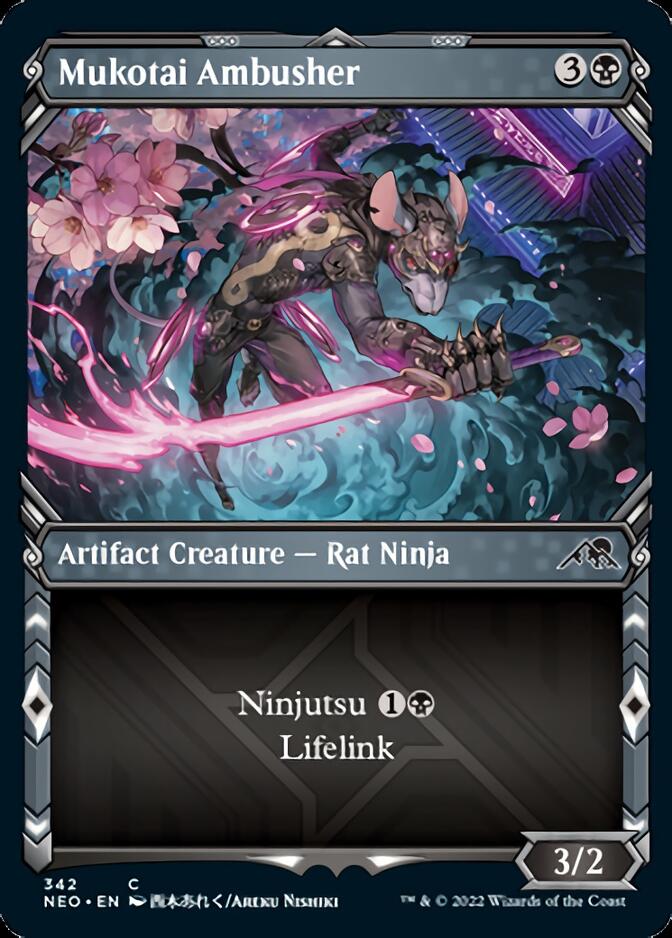 Mukotai Ambusher (Showcase Ninja) [Kamigawa: Neon Dynasty] | L.A. Mood Comics and Games