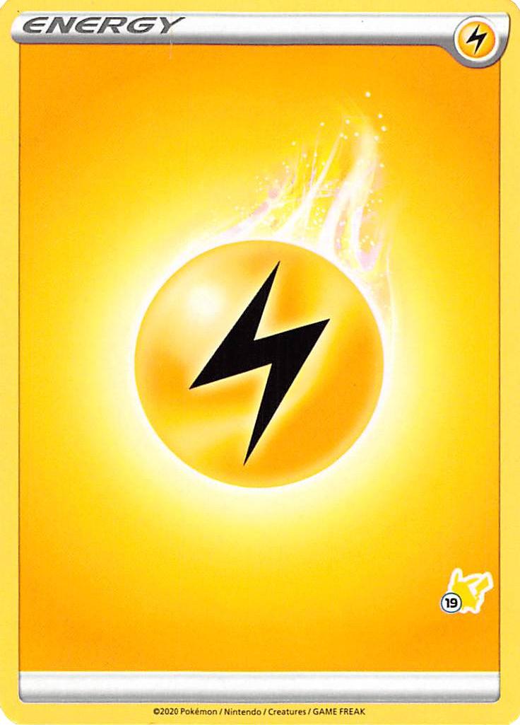 Lightning Energy (Pikachu Stamp #19) [Battle Academy 2022] | L.A. Mood Comics and Games