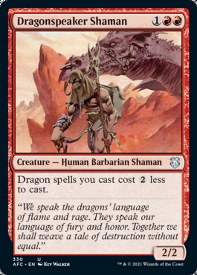 Dragonspeaker Shaman [Dungeons & Dragons: Adventures in the Forgotten Realms Commander] | L.A. Mood Comics and Games