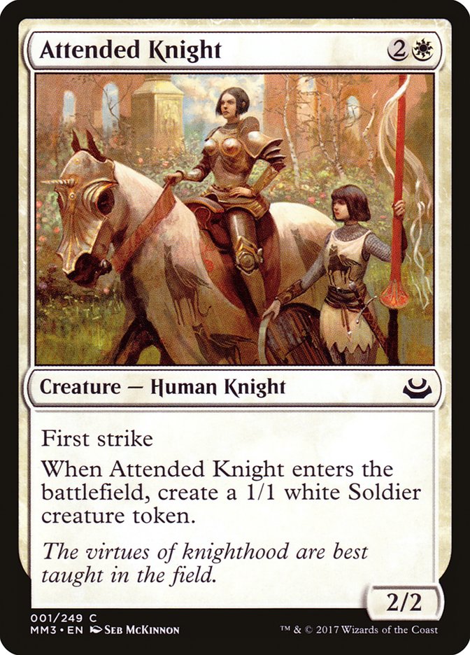 Attended Knight [Modern Masters 2017] | L.A. Mood Comics and Games