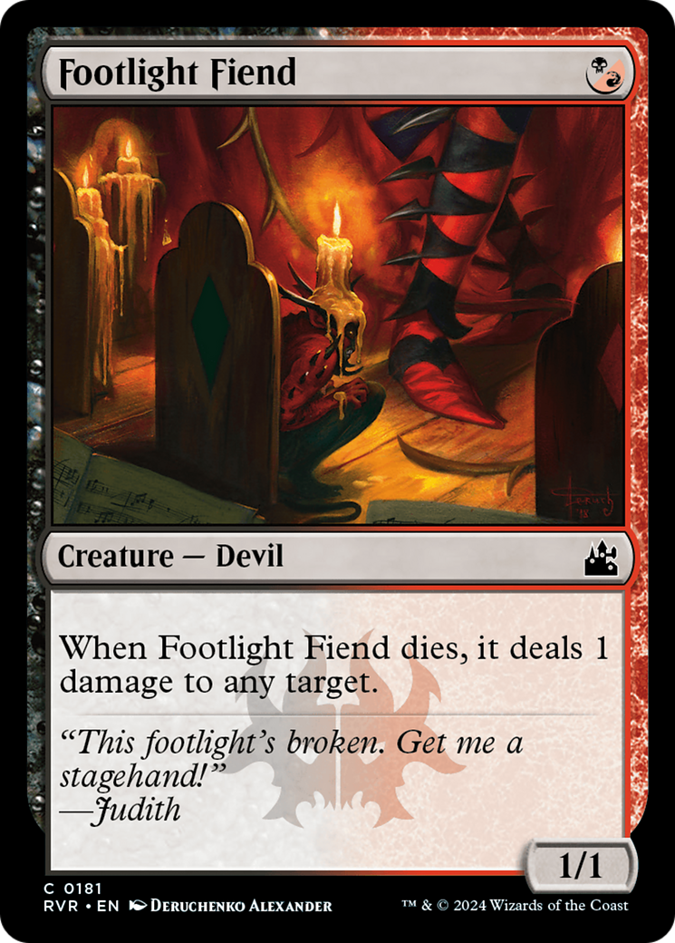 Footlight Fiend [Ravnica Remastered] | L.A. Mood Comics and Games