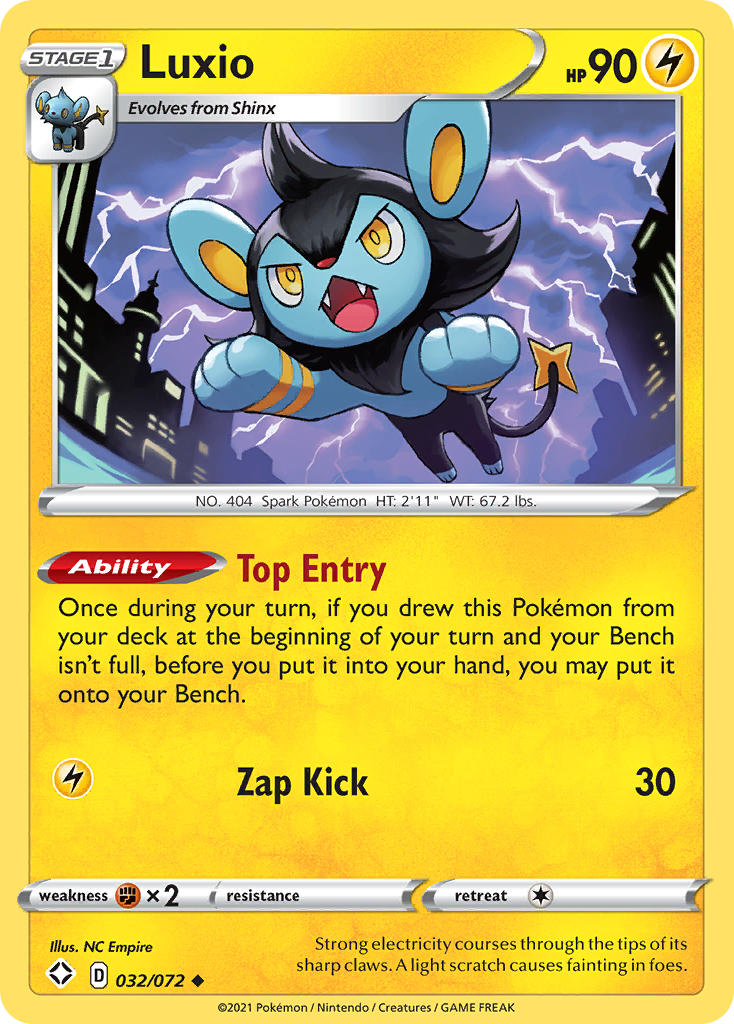 Luxio (032/072) [Sword & Shield: Shining Fates] | L.A. Mood Comics and Games