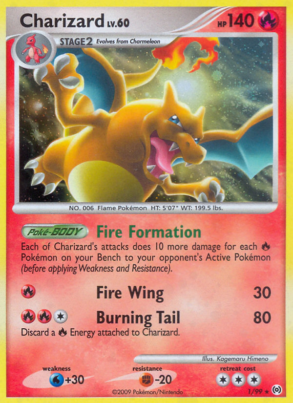 Charizard (1/99) [Platinum: Arceus] | L.A. Mood Comics and Games