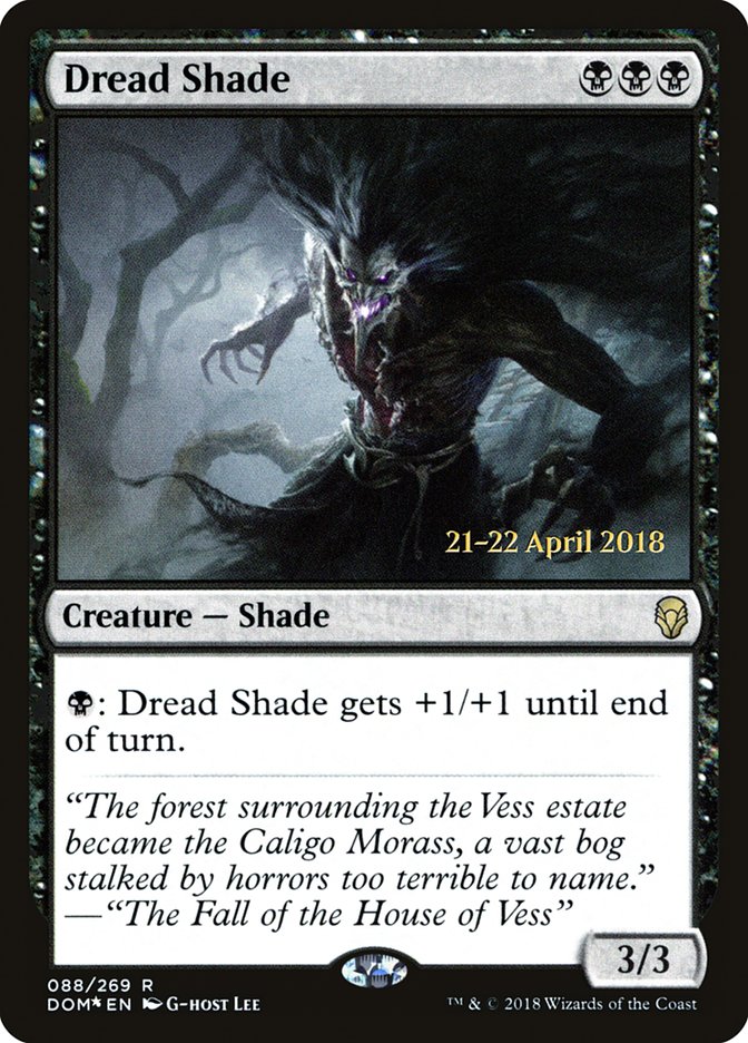 Dread Shade [Dominaria Prerelease Promos] | L.A. Mood Comics and Games