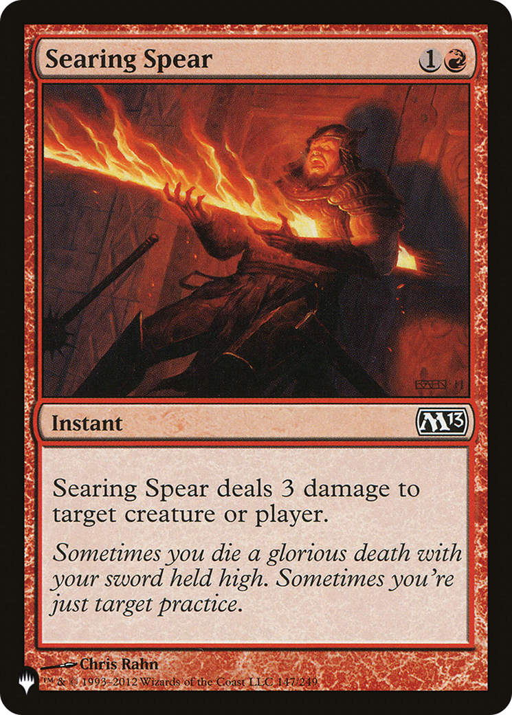 Searing Spear [The List] | L.A. Mood Comics and Games