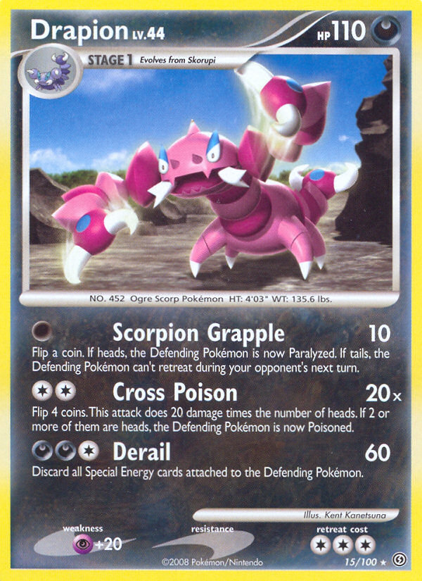 Drapion (15/100) [Diamond & Pearl: Stormfront] | L.A. Mood Comics and Games