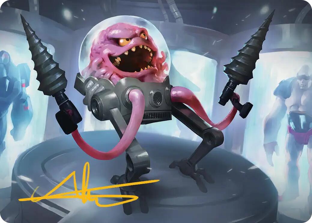 Krang, Master Mind Art Card (4/54) (Gold-Stamped Signature) [Teenage Mutant Ninja Turtles Art Series] | L.A. Mood Comics and Games