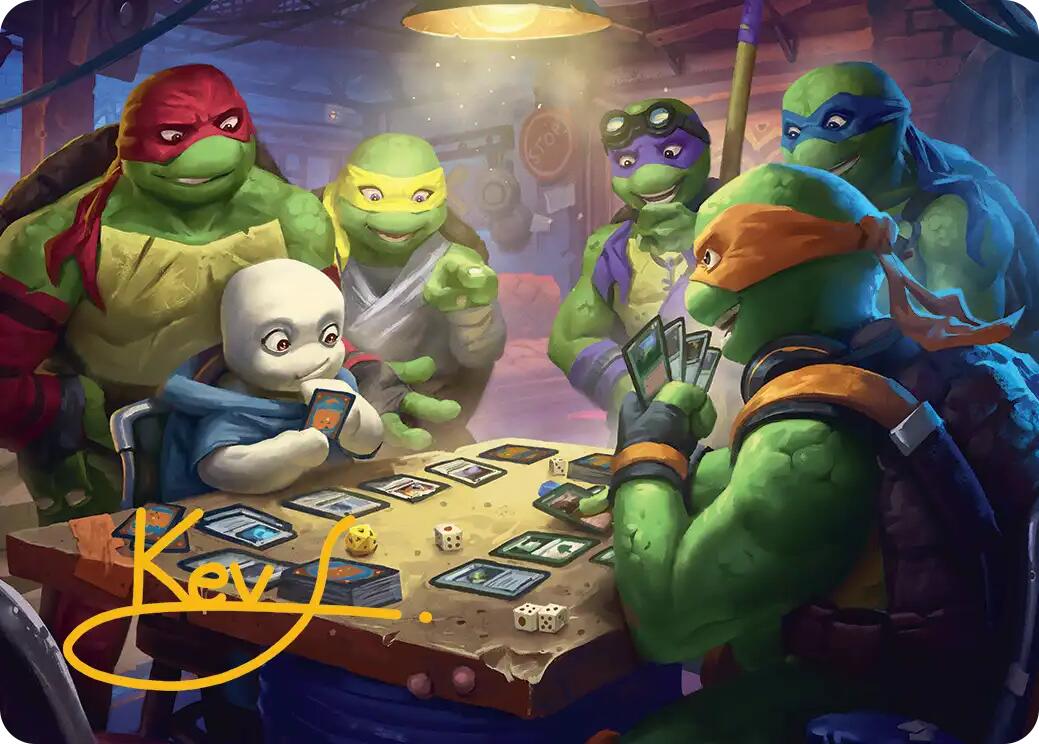 Lessons from Life Art Card (Gold-Stamped Signature) [Teenage Mutant Ninja Turtles Art Series] | L.A. Mood Comics and Games