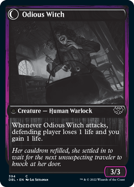 Ragged Recluse // Odious Witch [Innistrad: Double Feature] | L.A. Mood Comics and Games