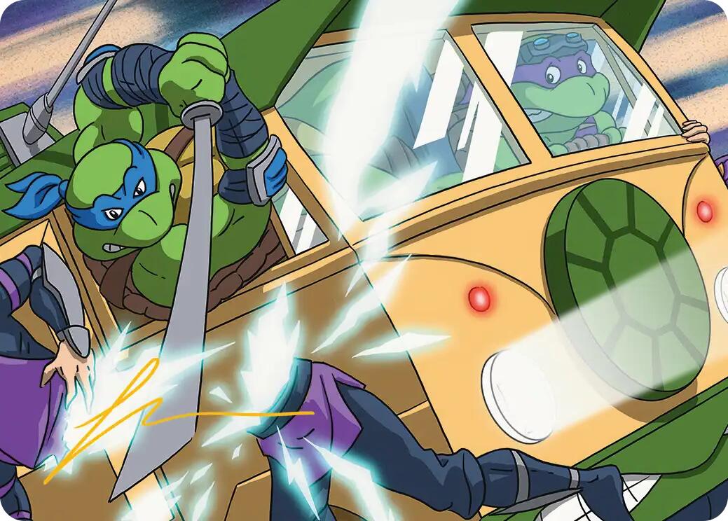 Don & Leo, Problem Solvers Art Card (Gold-Stamped Signature) [Teenage Mutant Ninja Turtles Art Series] | L.A. Mood Comics and Games