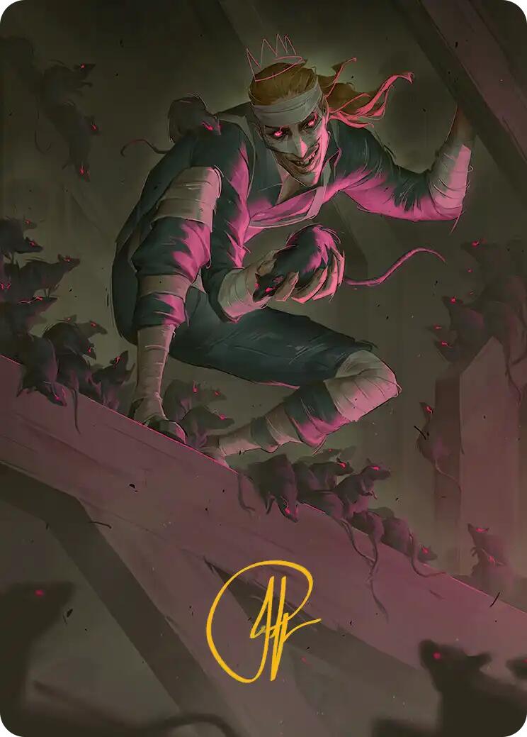 Rat King, the Chaosbringer Art Card (Gold-Stamped Signature) [Teenage Mutant Ninja Turtles Art Series] | L.A. Mood Comics and Games