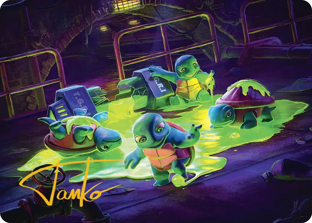 The Ooze Art Card (Gold-Stamped Signature) [Teenage Mutant Ninja Turtles Art Series] | L.A. Mood Comics and Games