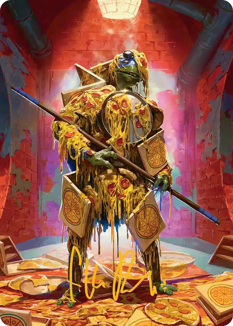 Commander's Plate Art Card (Gold-Stamped Signature) [Teenage Mutant Ninja Turtles Art Series] | L.A. Mood Comics and Games