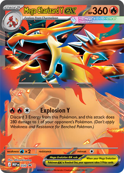 Mega Charizard Y ex (030) [Mega Evolution Promo] | L.A. Mood Comics and Games