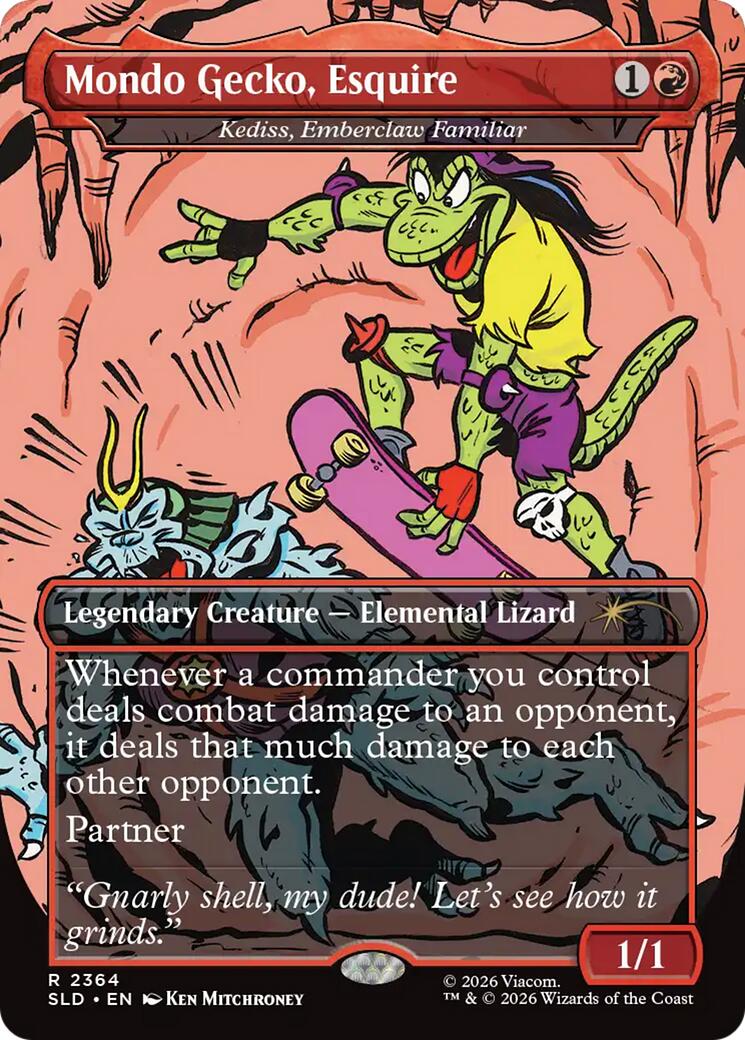 Mondo Gecko, Esquire - Kediss, Emberclaw Familiar [Secret Lair Drop Series] | L.A. Mood Comics and Games