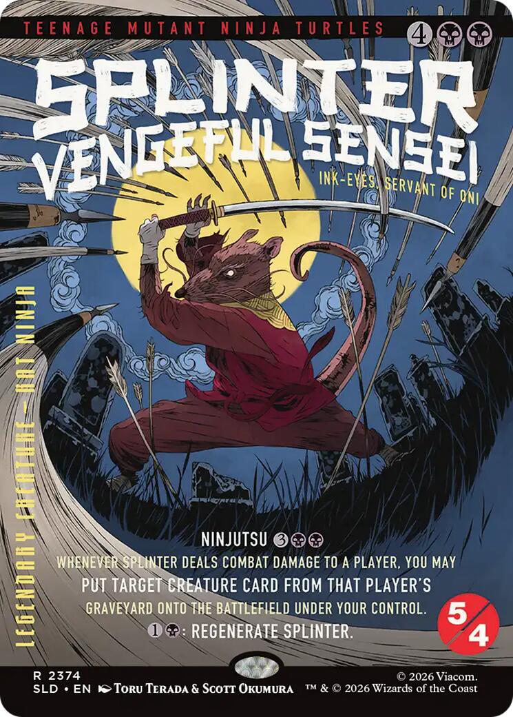 Splinter, Vengeful Sensei - Ink-Eyes, Servant of Oni [Secret Lair Drop Series] | L.A. Mood Comics and Games