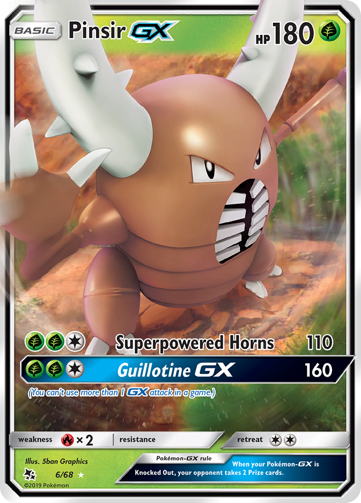 Pinsir GX (6/68) [Sun & Moon: Hidden Fates] | L.A. Mood Comics and Games