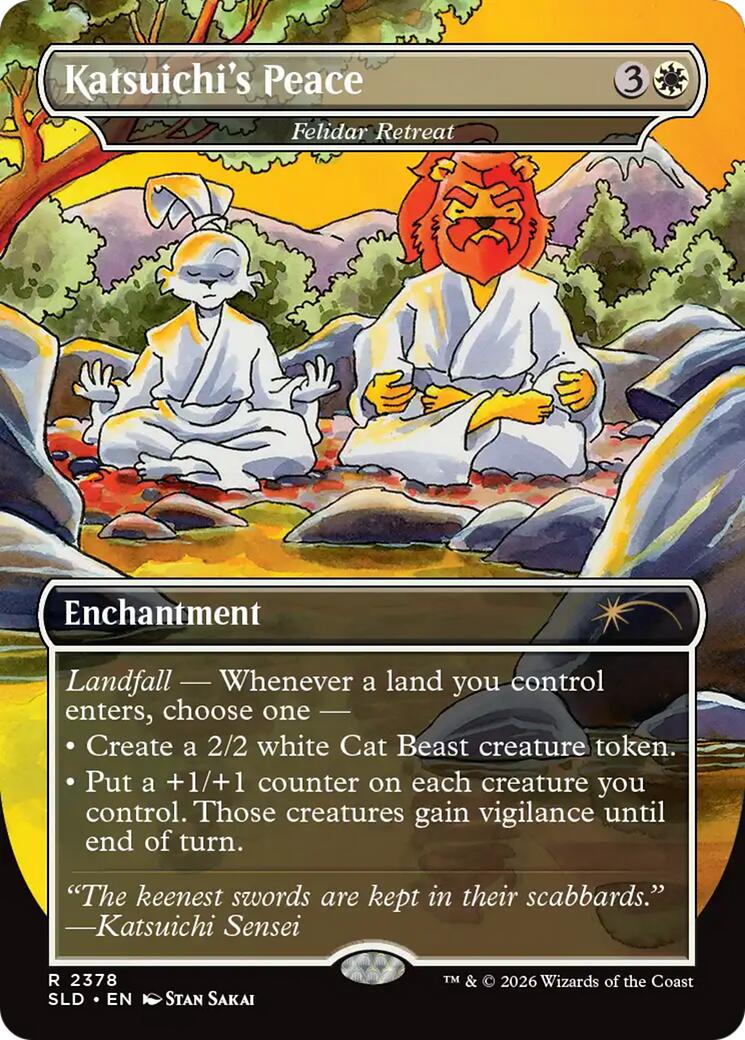 Katsuichi's Peace - Felidar Retreat [Secret Lair Drop Series] | L.A. Mood Comics and Games