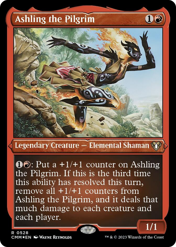 Ashling the Pilgrim (Foil Etched) [Commander Masters] | L.A. Mood Comics and Games