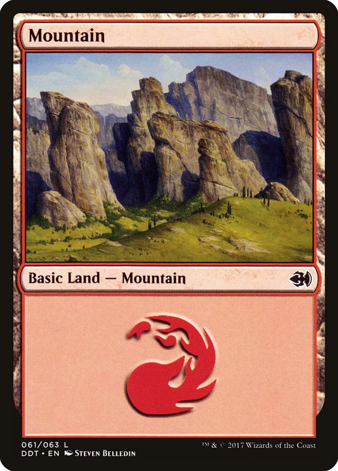Mountain (61) [Duel Decks: Merfolk vs. Goblins] | L.A. Mood Comics and Games