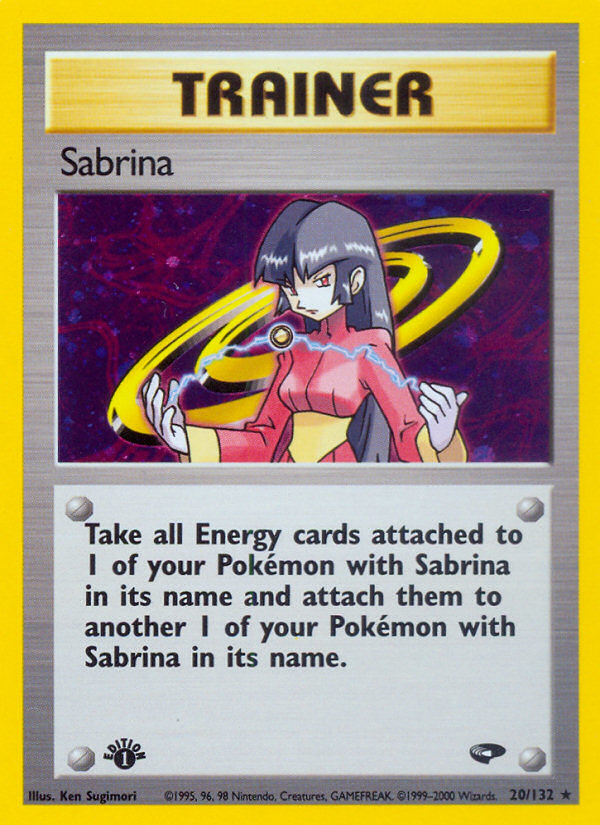 Sabrina (20/132) [Gym Challenge 1st Edition] | L.A. Mood Comics and Games
