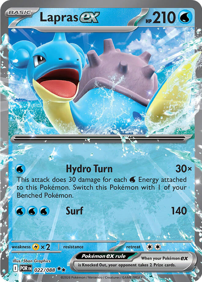 Lapras ex (022/088) [Mega Evolution: Perfect Order] | L.A. Mood Comics and Games