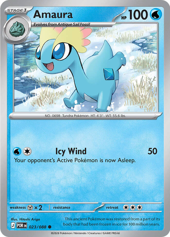 Amaura (023/088) [Mega Evolution: Perfect Order] | L.A. Mood Comics and Games