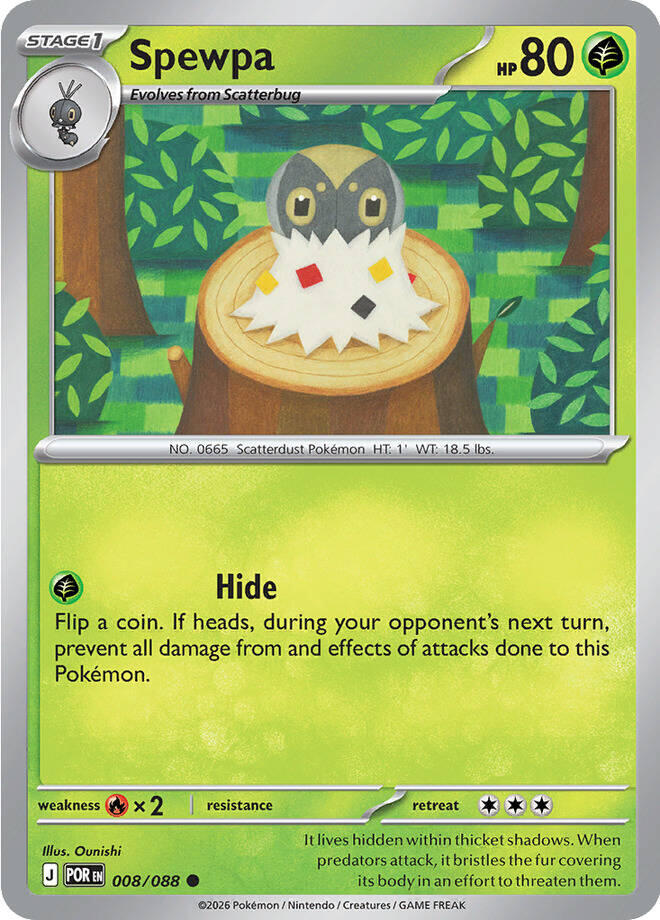 Spewpa (008/088) [Mega Evolution: Perfect Order] | L.A. Mood Comics and Games