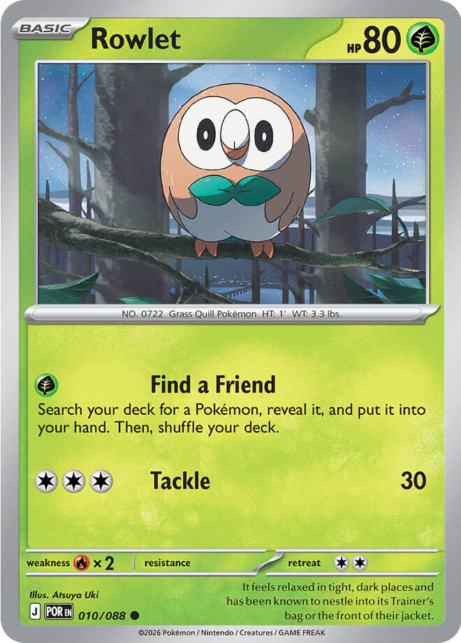 Rowlet (010/088) [Mega Evolution: Perfect Order] | L.A. Mood Comics and Games
