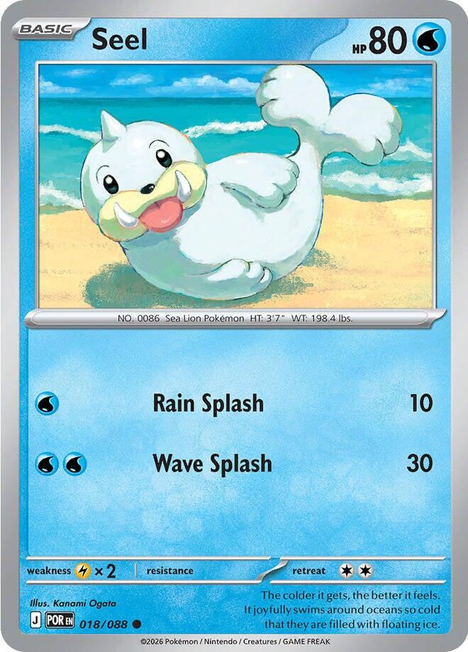 Seel (018/088) [Mega Evolution: Perfect Order] | L.A. Mood Comics and Games