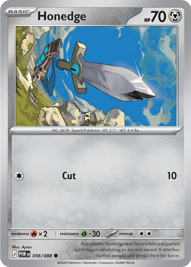 Honedge (056/088) [Mega Evolution: Perfect Order] | L.A. Mood Comics and Games