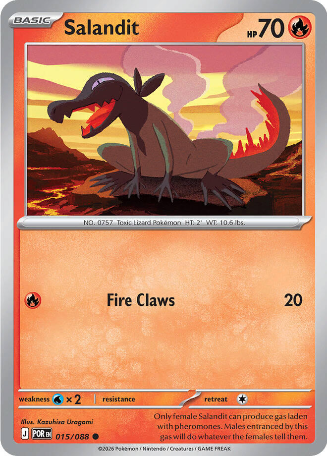 Salandit (015/088) [Mega Evolution: Perfect Order] | L.A. Mood Comics and Games