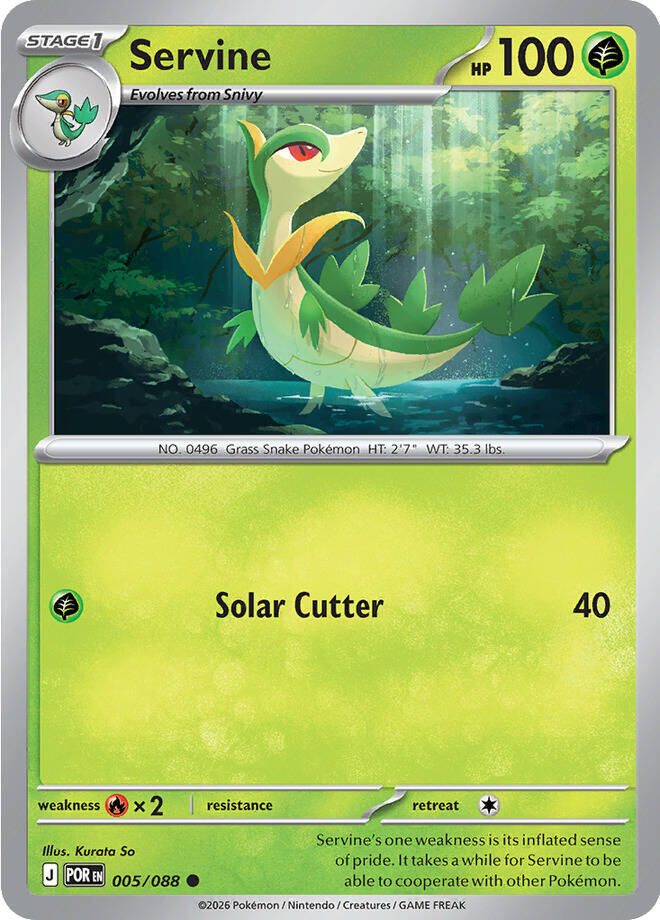 Servine (005/088) [Mega Evolution: Perfect Order] | L.A. Mood Comics and Games
