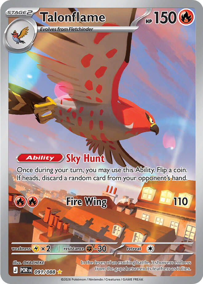 Talonflame (091/088) [Mega Evolution: Perfect Order] | L.A. Mood Comics and Games