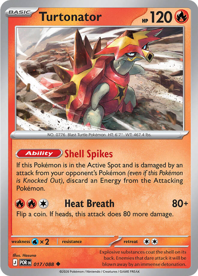 Turtonator (017/088) [Mega Evolution: Perfect Order] | L.A. Mood Comics and Games