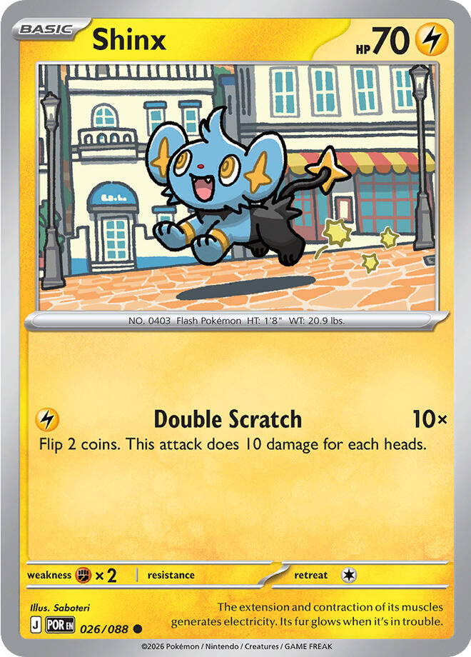 Shinx (026/088) [Mega Evolution: Perfect Order] | L.A. Mood Comics and Games