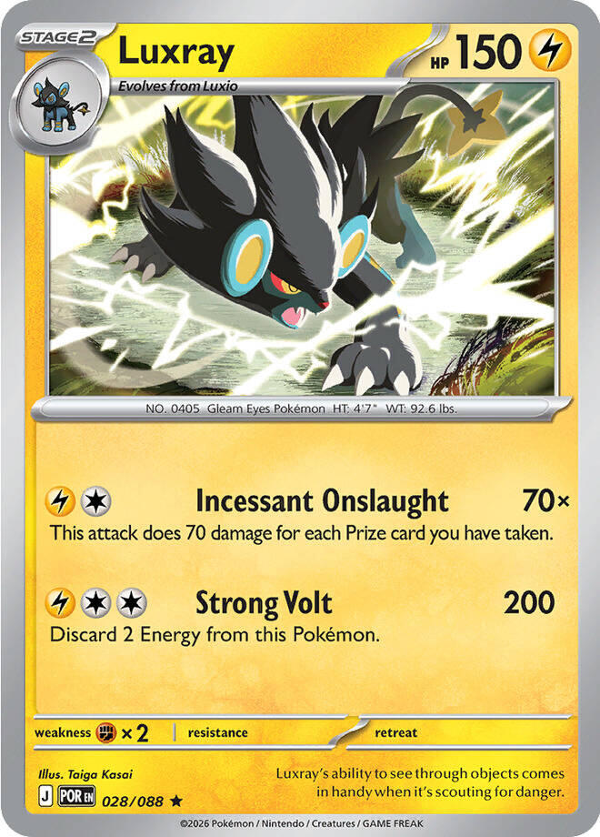 Luxray (028/088) [Mega Evolution: Perfect Order] | L.A. Mood Comics and Games