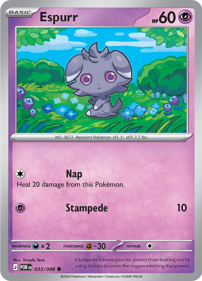Espurr (033/088) [Mega Evolution: Perfect Order] | L.A. Mood Comics and Games