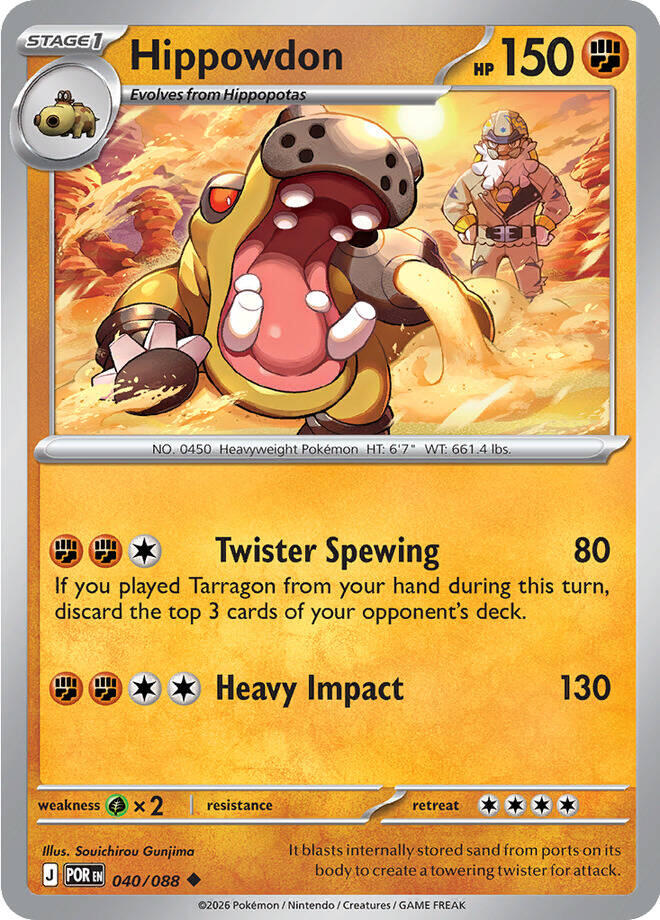 Hippowdon (040/088) [Mega Evolution: Perfect Order] | L.A. Mood Comics and Games