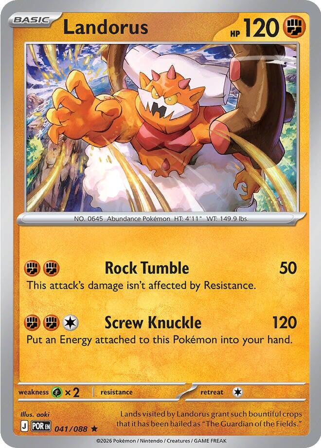 Landorus (041/088) (Deck Exclusive) [Mega Evolution: Perfect Order] | L.A. Mood Comics and Games