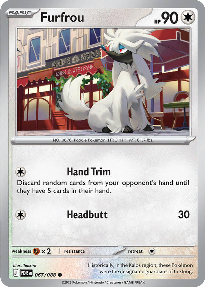 Furfrou (067/088) [Mega Evolution: Perfect Order] | L.A. Mood Comics and Games