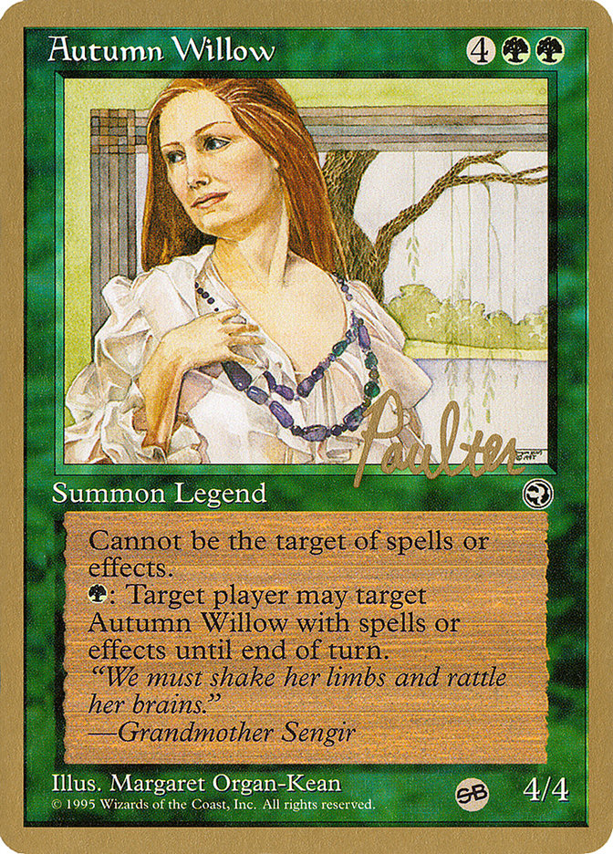 Autumn Willow (Preston Poulter) (SB) [Pro Tour Collector Set] | L.A. Mood Comics and Games