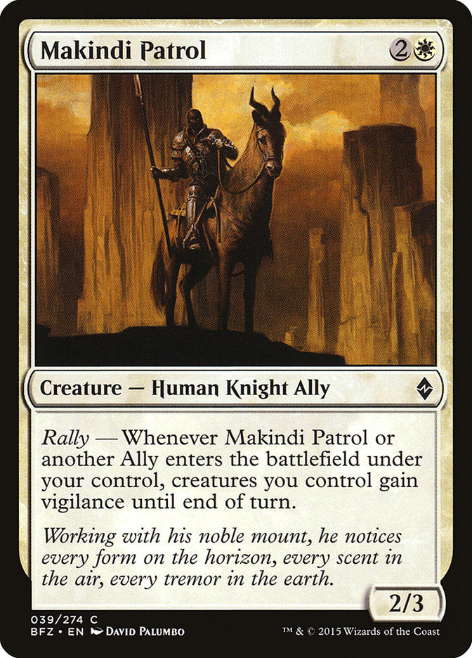 Makindi Patrol [Battle for Zendikar] | L.A. Mood Comics and Games