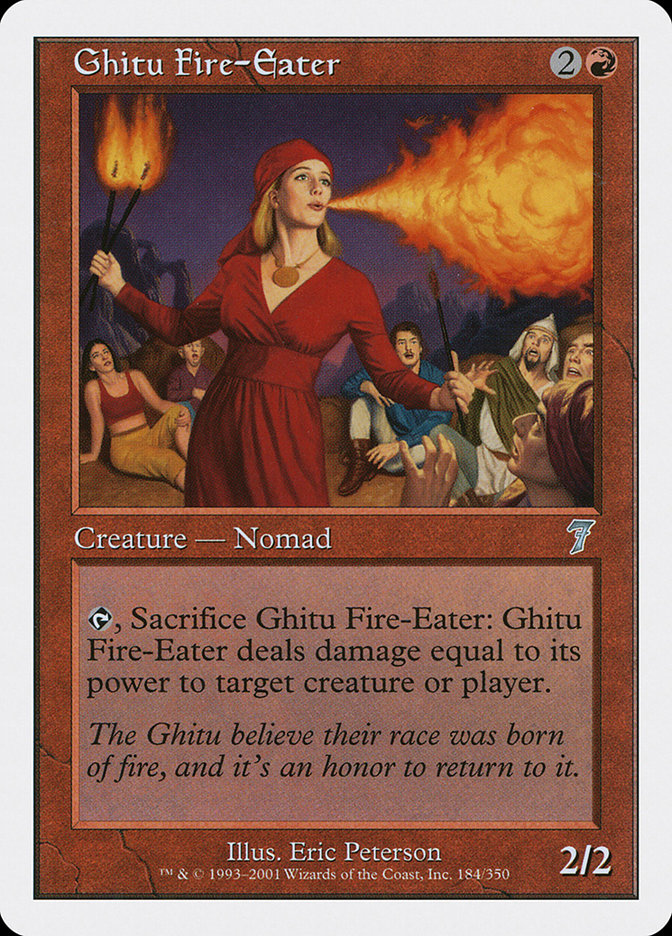 Ghitu Fire-Eater [Seventh Edition] | L.A. Mood Comics and Games